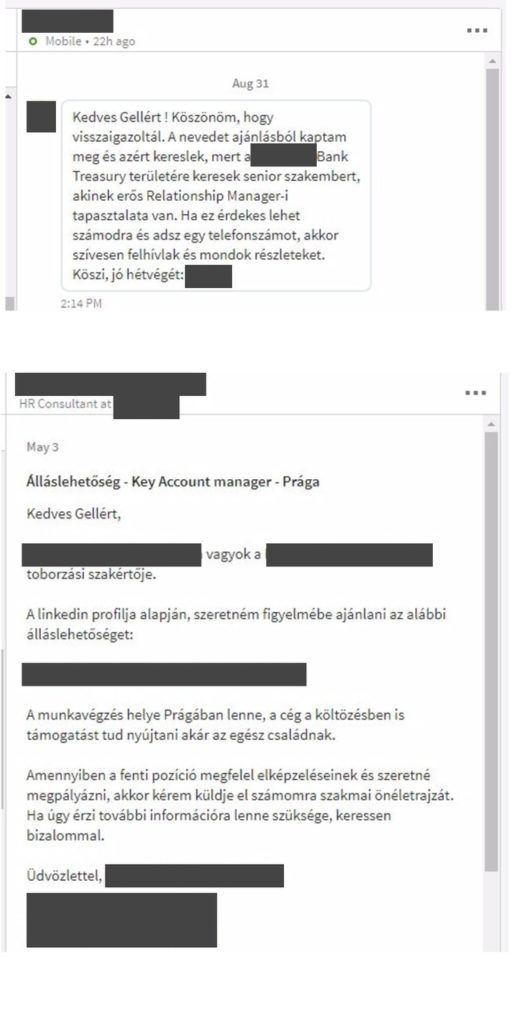 Linkedin példa